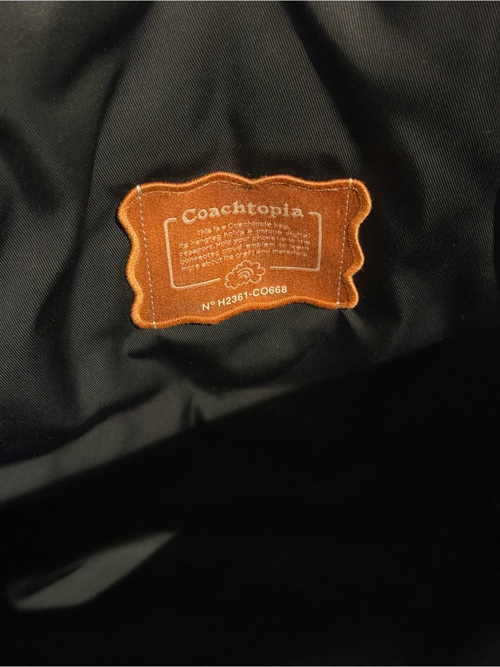 Coachtopia Loop Black Quilted Cloud Tote